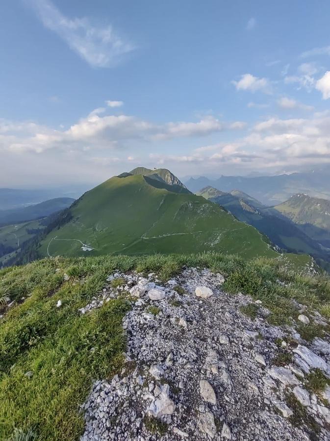 Boutique Hotel Corbetta - Spa 60M2 - La Montagne A 5 Minutes De L'Autoroute A12 Aux Paccots Sur Montreux - Nouveau Loft Familial - Profitez Du Lac Leman Et Des Montagnes En Meme Temps Les Paccots Exterior foto